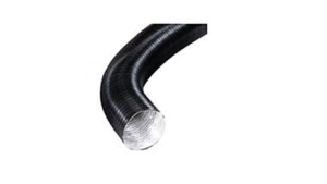 Aluminium Air Hose Black 50mm X 1000mm