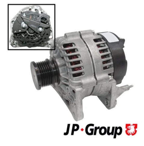 T5 Alternator (90 Amp With Freewheel Pulley) 1.9 TDI (AXB,AXC,BRR,BRS) Cool Air VW