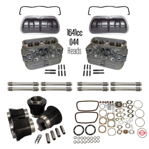 1641cc Twin Port Top End Rebuild Kit - With 044 Heads