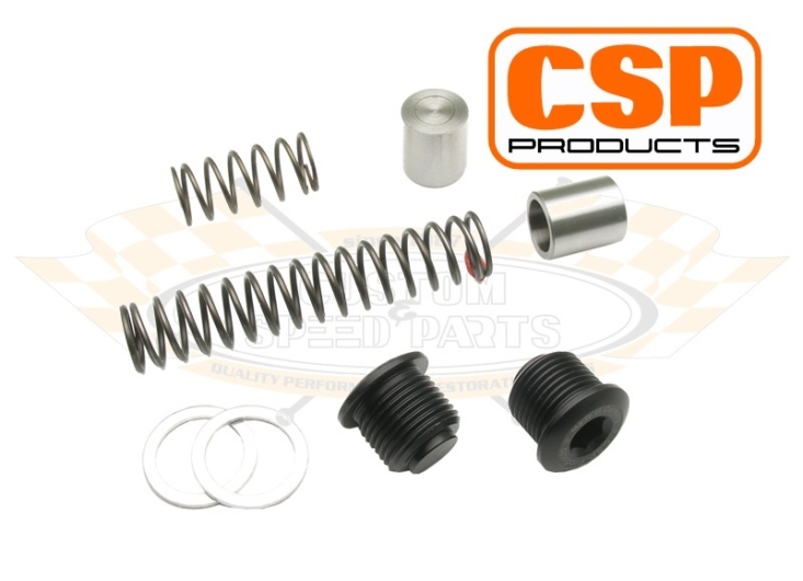 Dual Relief Oil Pressure Spring And Piston Kit - With Oil Pressure Relief Valve Screws