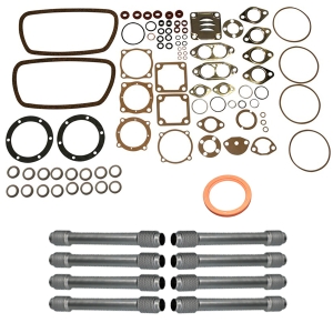 Type 1 Engine Gasket Kit With Main Oil Seal And 8 Pushrod Tubes (1300cc-1600cc)