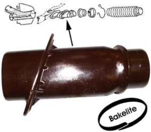 Beetle Heater Pipe Under Rear Seat (Bakelite) - Left (Also Karmann Ghia)