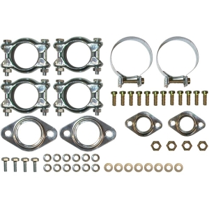 Type 1 Exhaust Fitting Kit With Tailpipe Clamps And Heater Hose Clamps