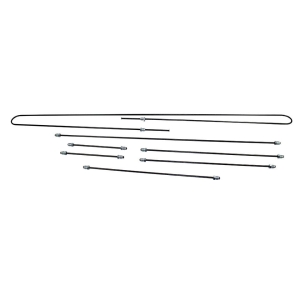 Beetle Steel Brake Line Kit - 1950-57 - LHD