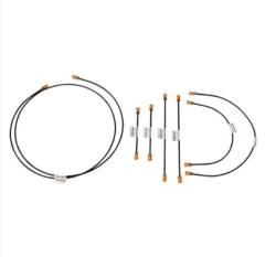 Beetle Steel Brake Line Kit - 1958-66 - LHD (Also Karmann Ghia - 1958-66)