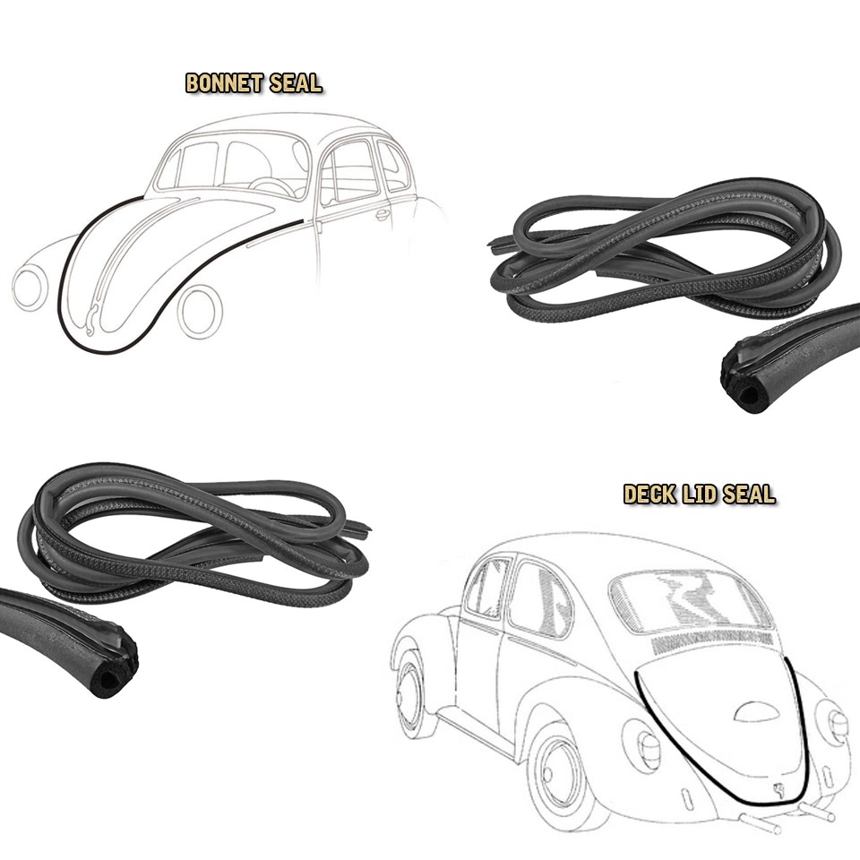 ISP West VW Type 3 Engine Lid Seal – 1961-1973 Notchback Squareback Fastback