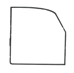 Sedan Beetle Door Seal - 1967-79 - Left