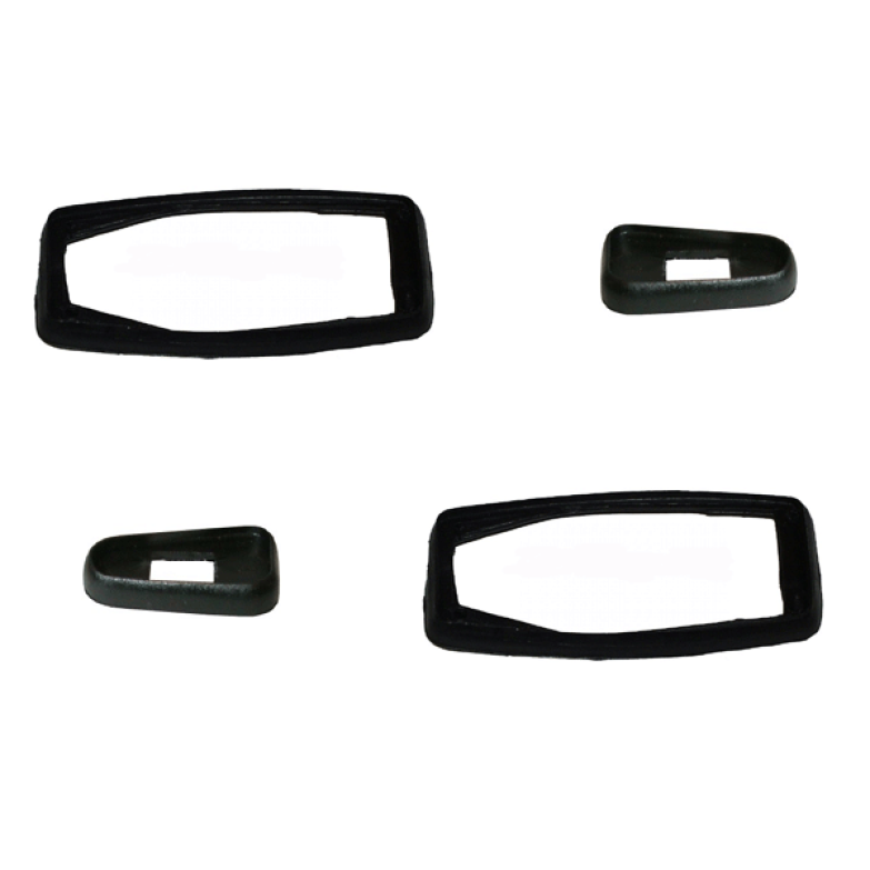 T1 Beetle Bonnet Handle Seals 1953-67 – Set Of 2, Black, Front Placement