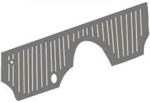 Beetle Front Bulkhead Grey Rubber Mat - LHD - 1950-59