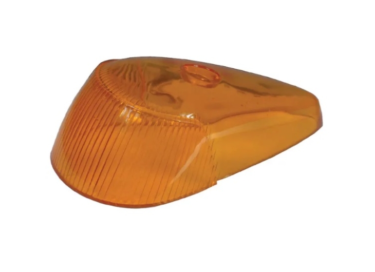 Beetle Wing Top Amber Indicator Lens - 1964-74 (For Reproduction Indicators Only)