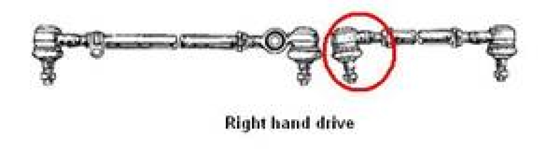 Tie Rod End With Angled Head (Short Rod Inner) - 1962-67 - T1, T3, KG