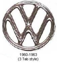 **NCA** Beetle VW Bonnet Badge - 1960-62