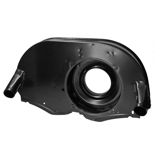 OE Style Black Twin Port Fanshroud With Air Outlets