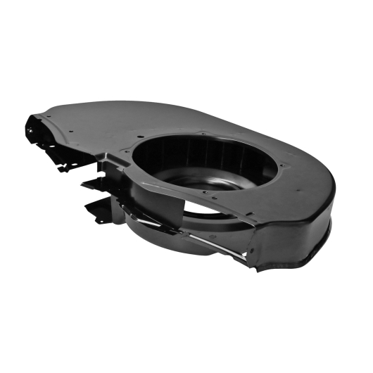 OE Style Black Twin Port Fanshroud Without Air Outlets - For Type 4 Oil Cooler Fitment