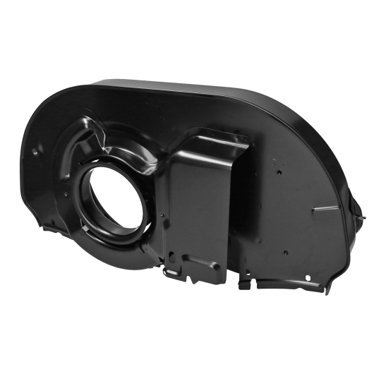 OE Style Black Twin Port Fanshroud With Air Outlets