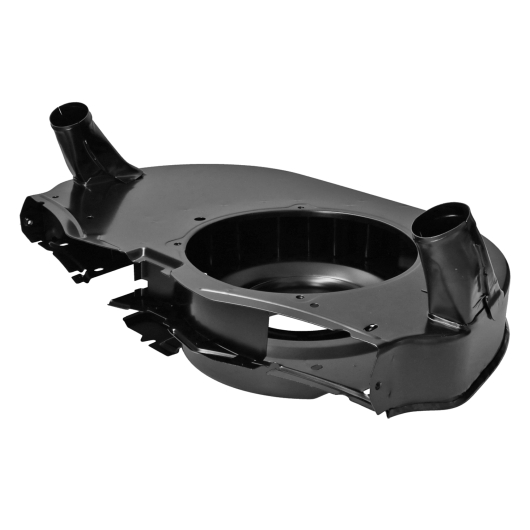 OE Style Black Twin Port Fanshroud With Air Outlets
