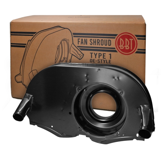 OE Style Black Twin Port Fanshroud With Air Outlets