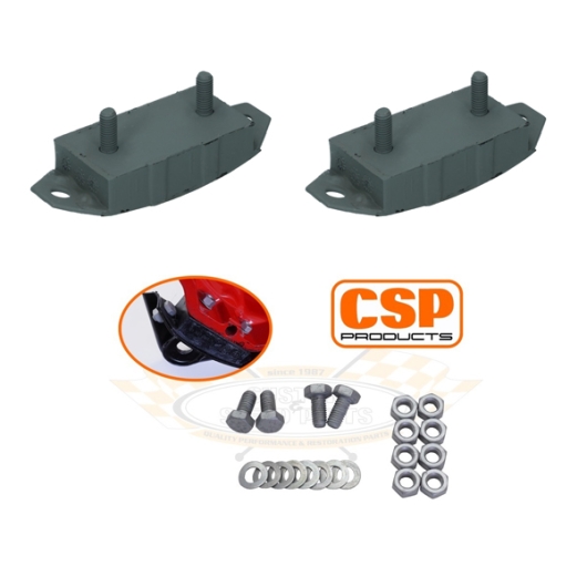 Beetle Rear Gearbox Mounts And Hardware - 1950-71 (Also Splitscreen Bus Rear Gearbox Mount) - Top Quality