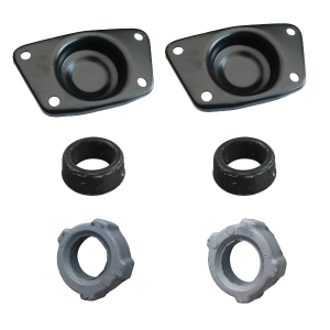 VW Beetle Rear Torsion Bar Cover And Grommet Kit (Swing Axle Beetles)