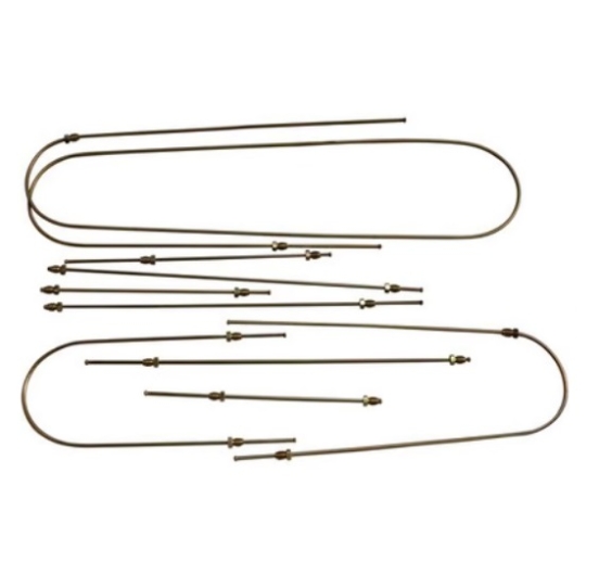 Beetle Steel Brake Line Kit - 1967-79 (With IRS) - LHD (Also Karmann Ghia With IRS)