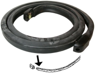 Beetle Rear Bumper Impact Strip - 1968-74 (For Use on Europa Bumper)