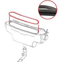 Beetle Air Box To Bonnet Rubber Seal - 1967-74