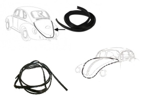 VW Beetle Bonnet And Deck Lid Seal Kit (Standard Style)