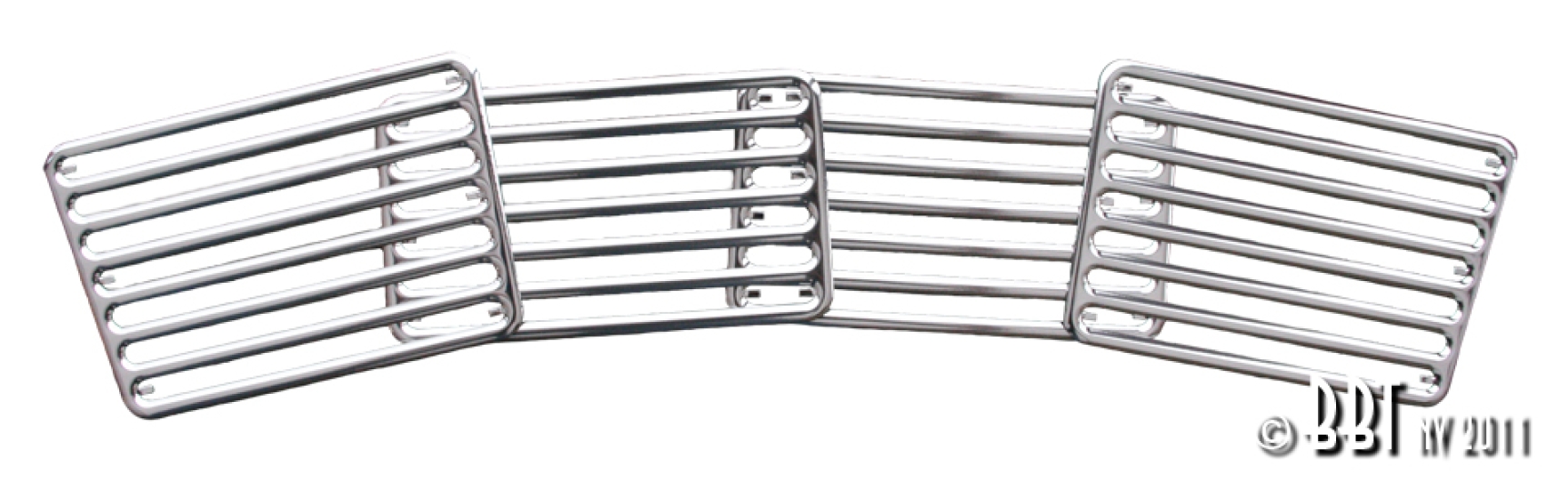 Beetle 4 Piece Deck Lid Grill Trim - 1968-79