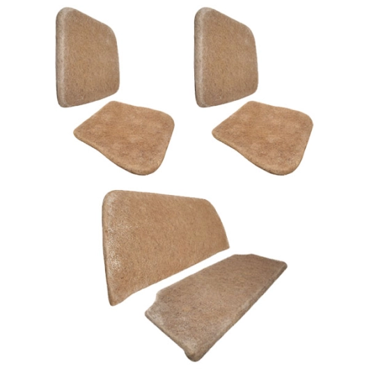 Beetle Cabriolet Seat Padding Set - 1956-64 - Whole Car