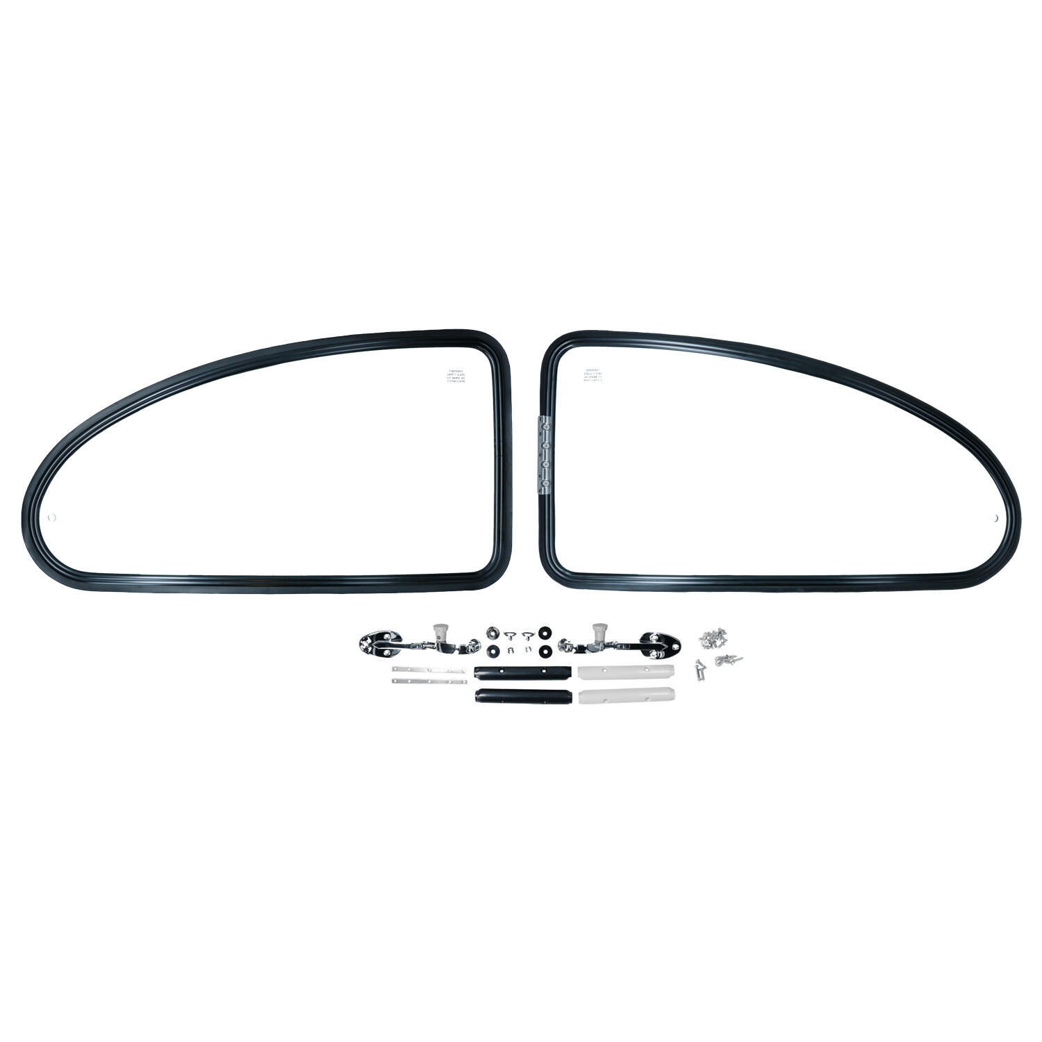 Beetle Popout Window Kit - 1965-79 - Black - Cool Air VW