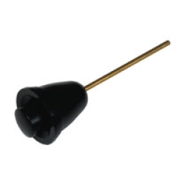 Beetle Wiper Switch Knob (With Plunger) - 1960-66 - Black
