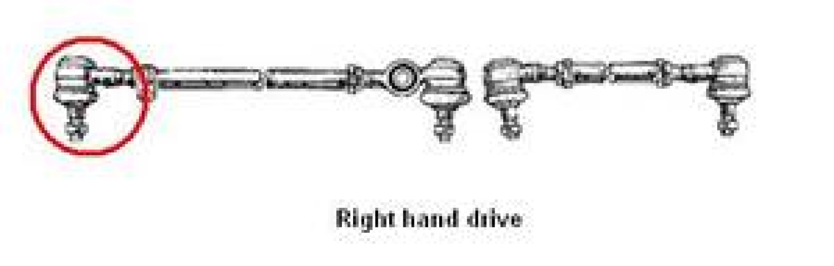 Tie Rod End (Right Hand Thread) - T1, T3, KG (1962-67 Long Rod Outer) - T2 (1956-67 Outer)