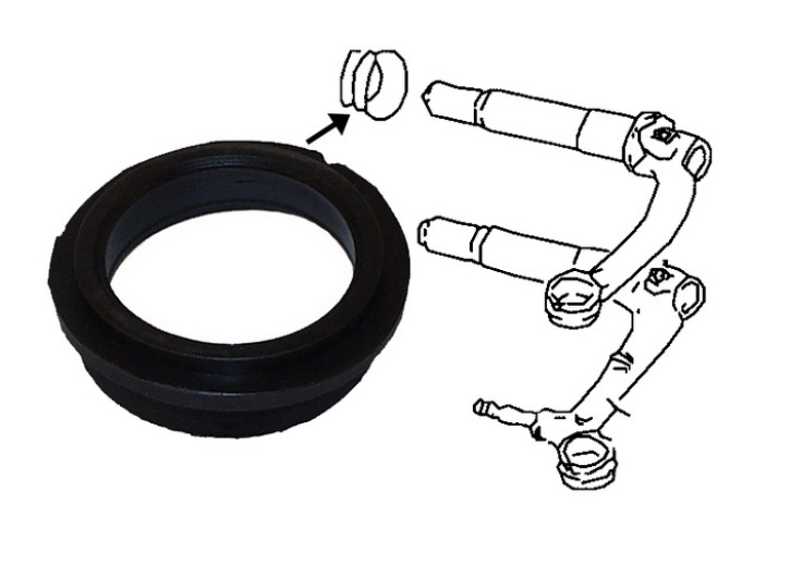 Beetle Upper Front Torsion Arm Seal - 1966-79