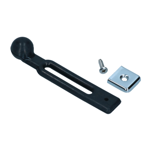 Karmann Ghia Rear Seat Strap With Fittings - 1955-67 - Black