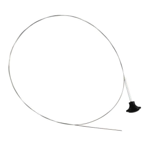 Karmann Ghia Bonnet Release Cable - Black Knob - 1950-67