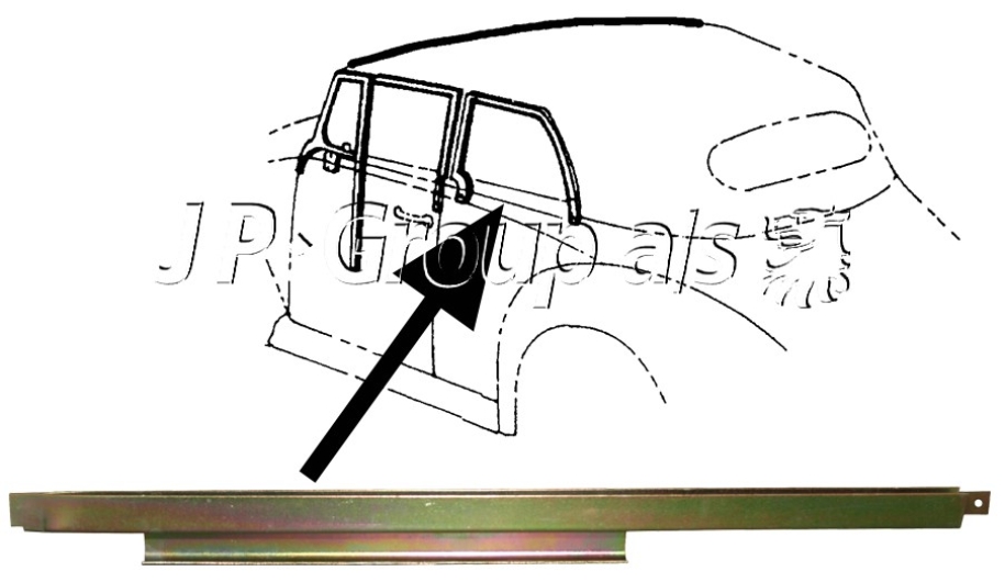 Beetle Cabriolet Rear Window Lifter Channels