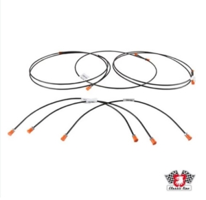 Mk1 Golf Brake Line Kit - 1974-79 (for Models Without Brake Servo or Brake Pressure Regulator)