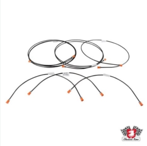 Mk1 Golf Brake Line Kit - 1979-81 (for Models Without Brake Servo and Brake Pressure Regulator)