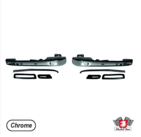 G1,G2 Chrome Rear Door Handle Set