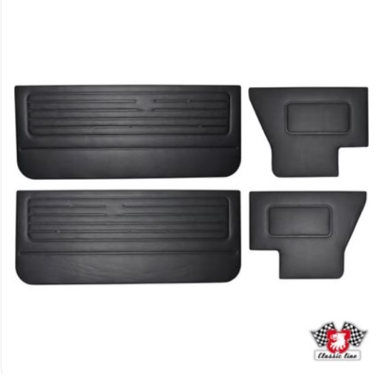 G1 Black Door Panel Set - Cabriolet Models