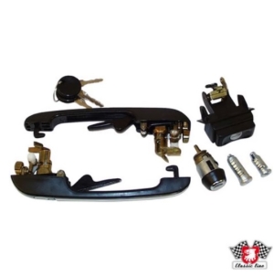 Mk2 Golf Complete Door Handle And Lock Set (Matching Keys)