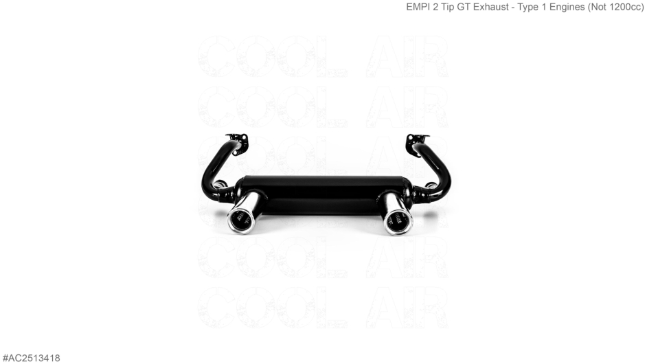 EMPI 2 Tip GT Exhaust - Type 1 Engines (Not 1200cc)