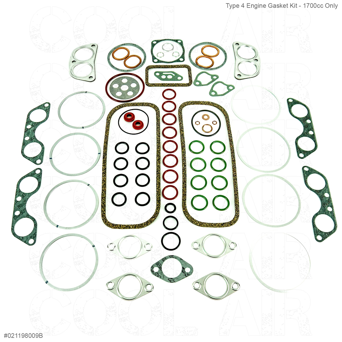 Type 4 Engine Gasket Kit - 1700cc Only - Cool Air VW