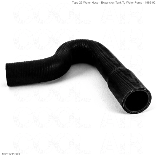 **ON SALE** Type 25 Water Hose - Expansion Tank To Water Pump - 1986-92
