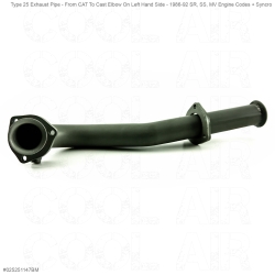 **ON SALE** Type 25 Exhaust Pipe - From CAT To Cast Elbow On Left Hand Side - 1986-92 - SR, SS, MV Engine Codes + Syncro