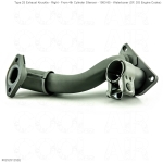 Type 25 Exhaust Knuckle - Right - From 2nd Cylinder Silencer - 1983-85 - Waterboxer (DF, DG Engine Codes)