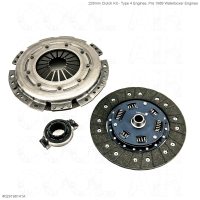 228mm Clutch Kit - Type 4 Engines, Pre 1989 Waterboxer Engines