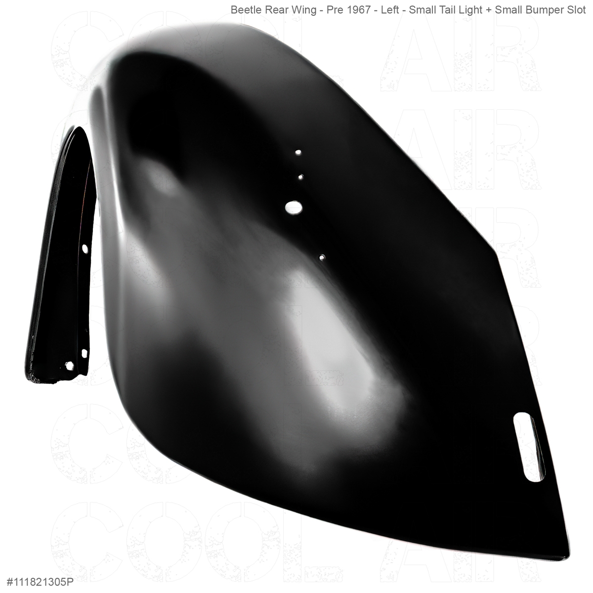 Beetle Rear Wing - Pre 1967 - Left - Small Tail Light + Small Bumper ...