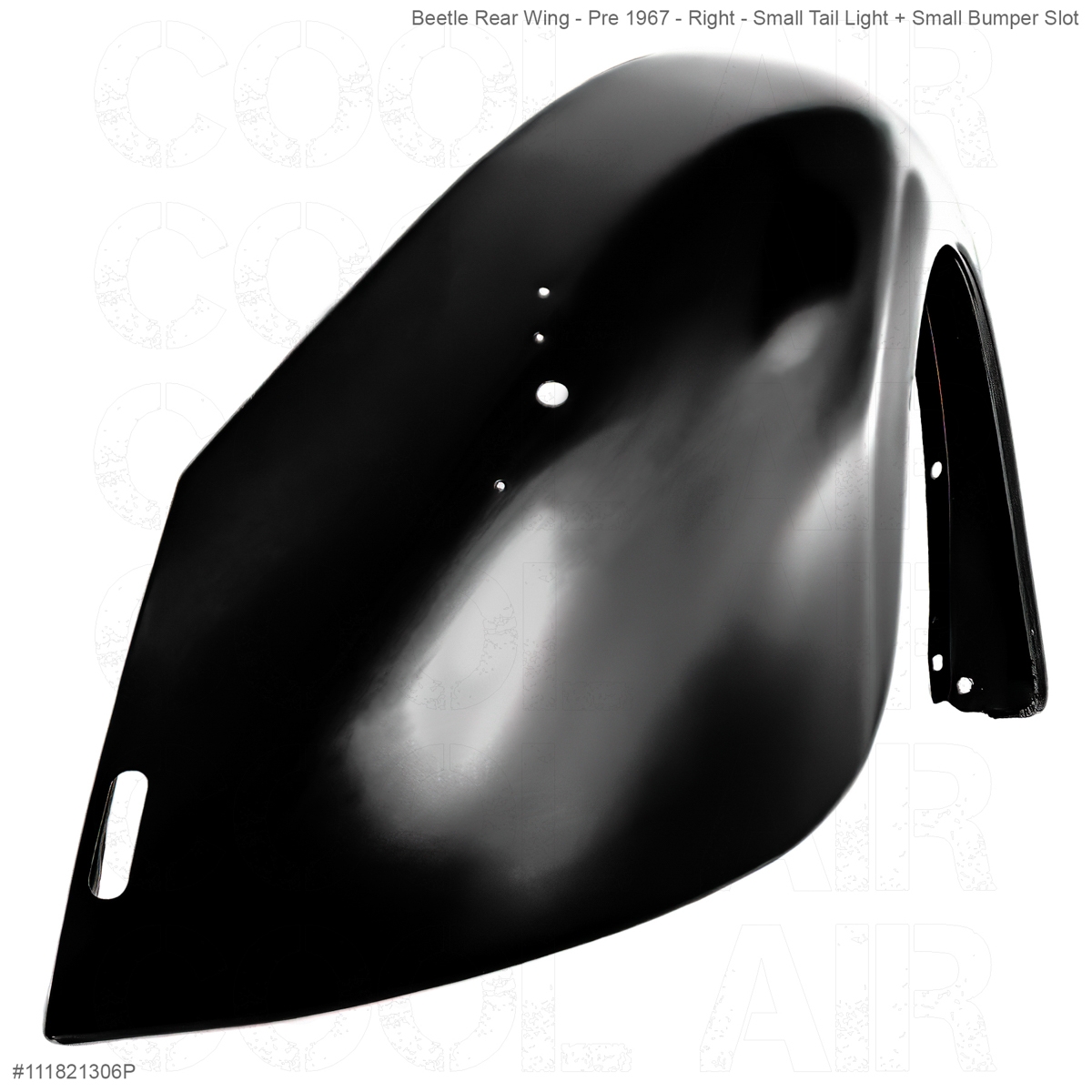 Beetle Rear Wing - Pre 1967 - Right - Small Tail Light + Small Bumper ...