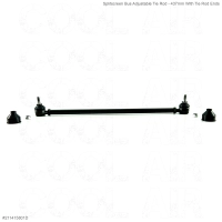 Splitscreen Bus Adjustable Tie Rod - 437mm Long With Tie Rod Ends